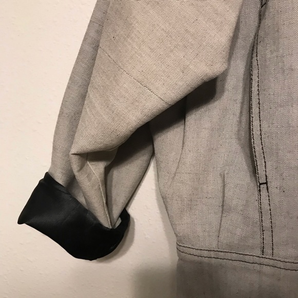 Anzevino & Florence denim satin lined jacket - Picture 3 of 6